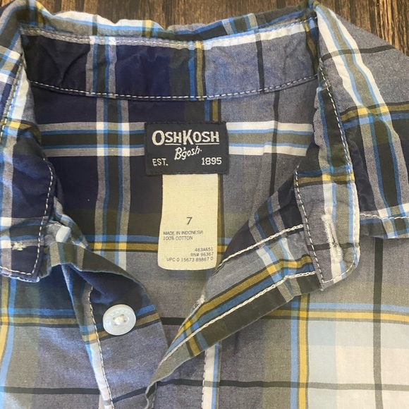 OshKosh Plaid Button-Up - Picture 6 of 6